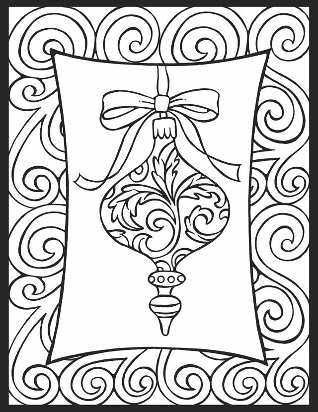 Plansa de colorat cu Craciun 345 274